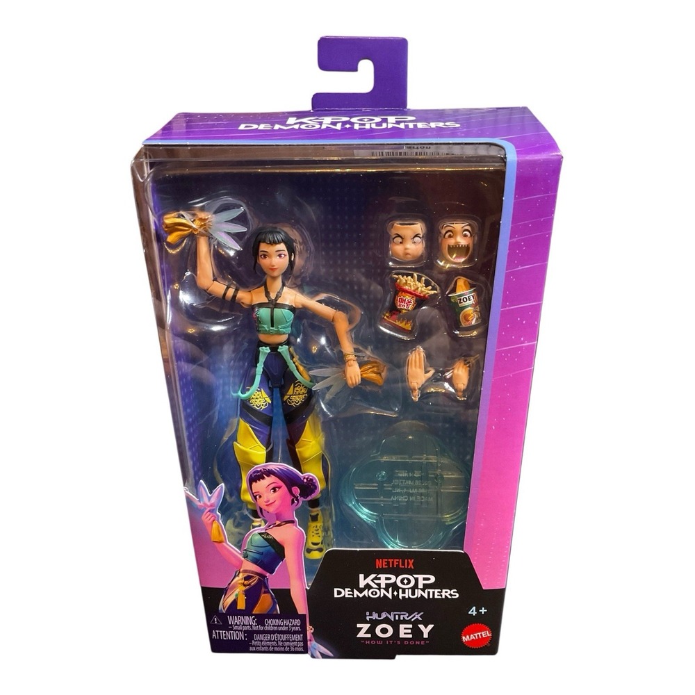 K-pop Demon Hunters HUNTR/X Zoey Action Figure [How It's Done] Netflix In Hand
